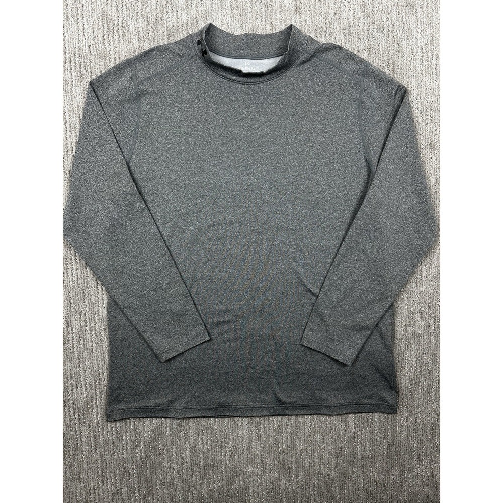 Under Armour Long Sleeve Compression Shirt Pullover Cold Gear Men 3XL Gray